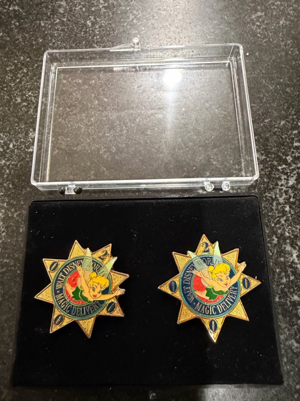 Disney World 2000 Tinkerbell Compass Pin Set